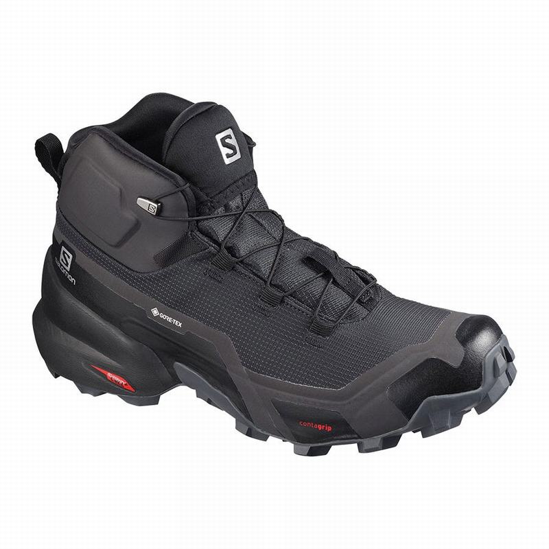 Buty Turystyczne Damskie Salomon CROSS HIKE MID GORE-TEX - Czarne - Polska (807-UOLKMV)